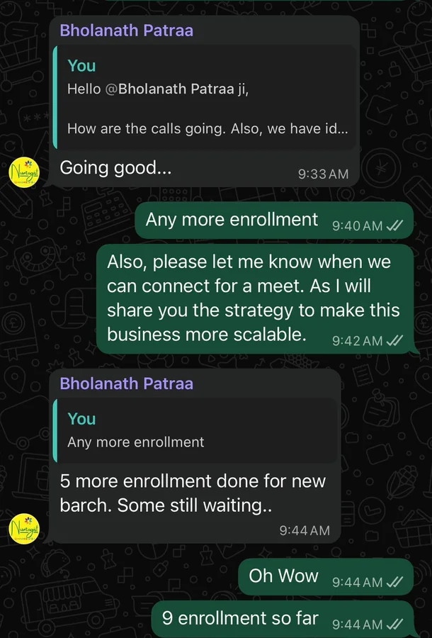 Client chat